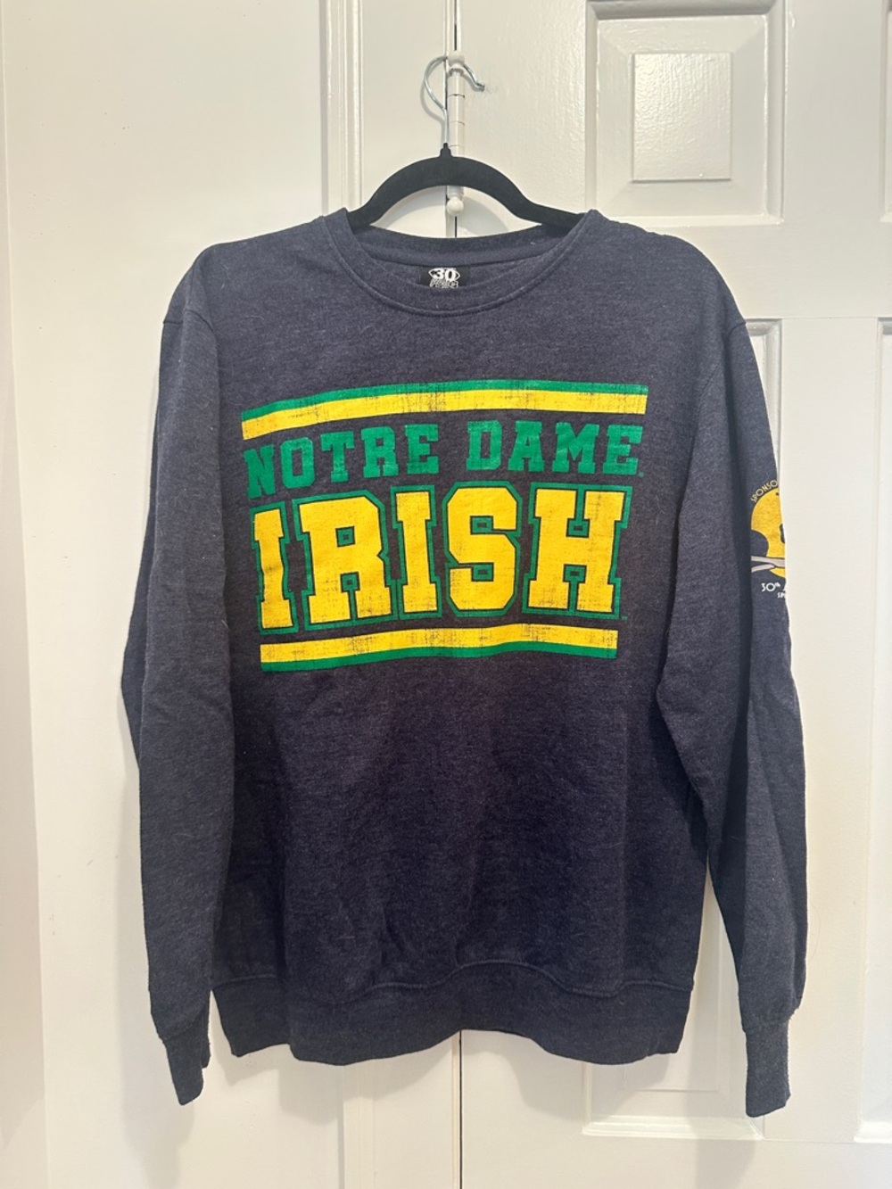 Vintage Notre Dame Irish Women’s Navy Crewneck Sweatshirt
